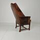 Antique leather armchair, England circa 1800