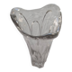 Small tulip-shaped crystal vase