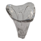 Petit vase cristal en forme de tulipe