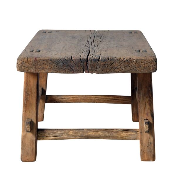 Fuzhou - Petite table basse chinoise ancienne en orme n°1