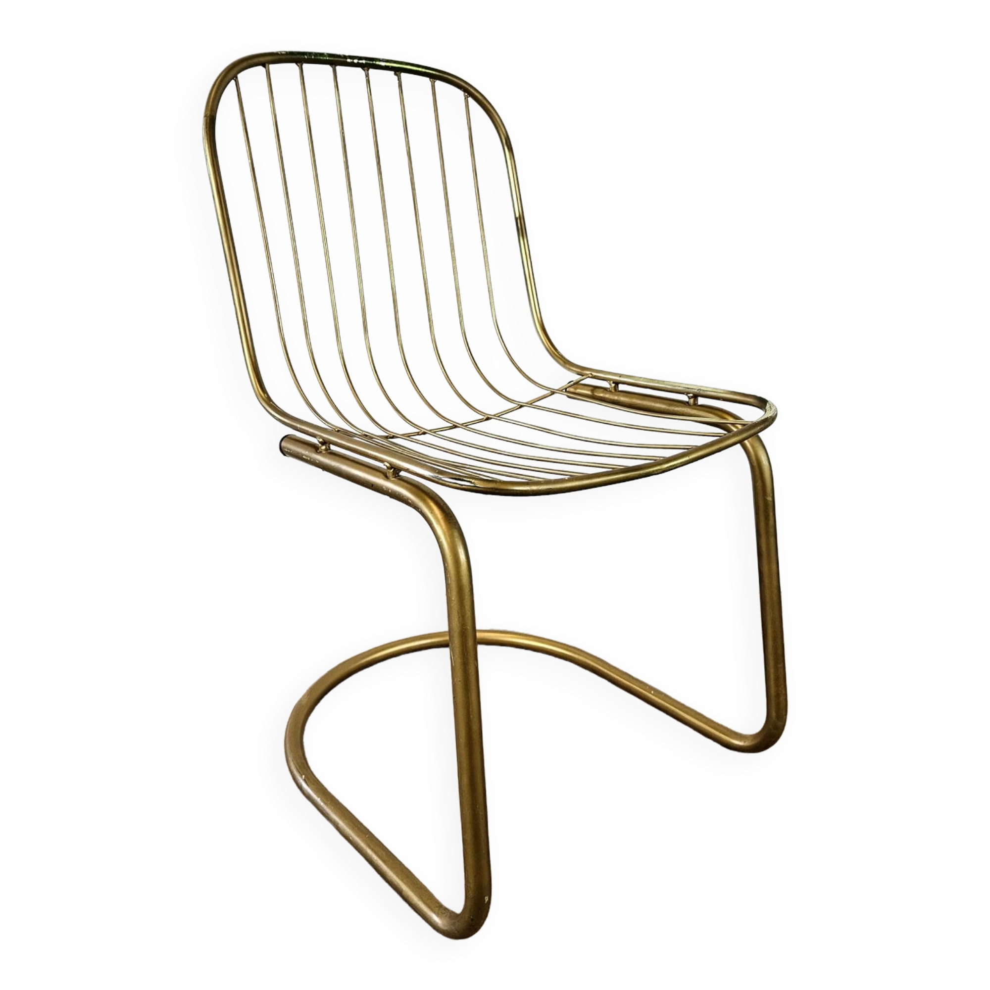 70s chair in metal