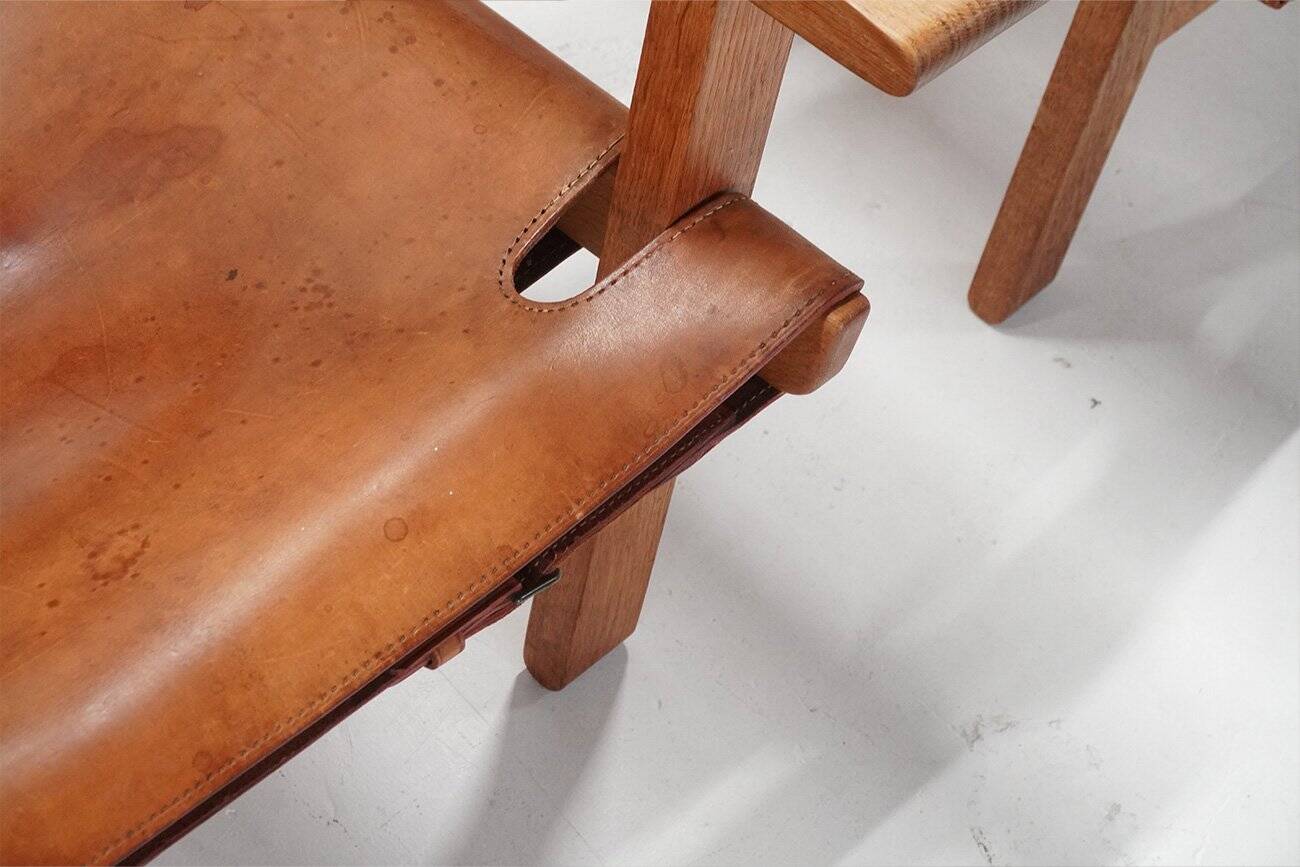 Vintage Danish Chairs by Børge Mogensen for Fredericia, 1970s, Set of 2