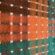 70s Basque tablecloth green/orange/brown