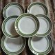 7 antique flat plates Moulin des Loups
