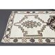 1970s Vintage Turkish Hand-Knotted Wool Cotton White Runner Rug  115x342