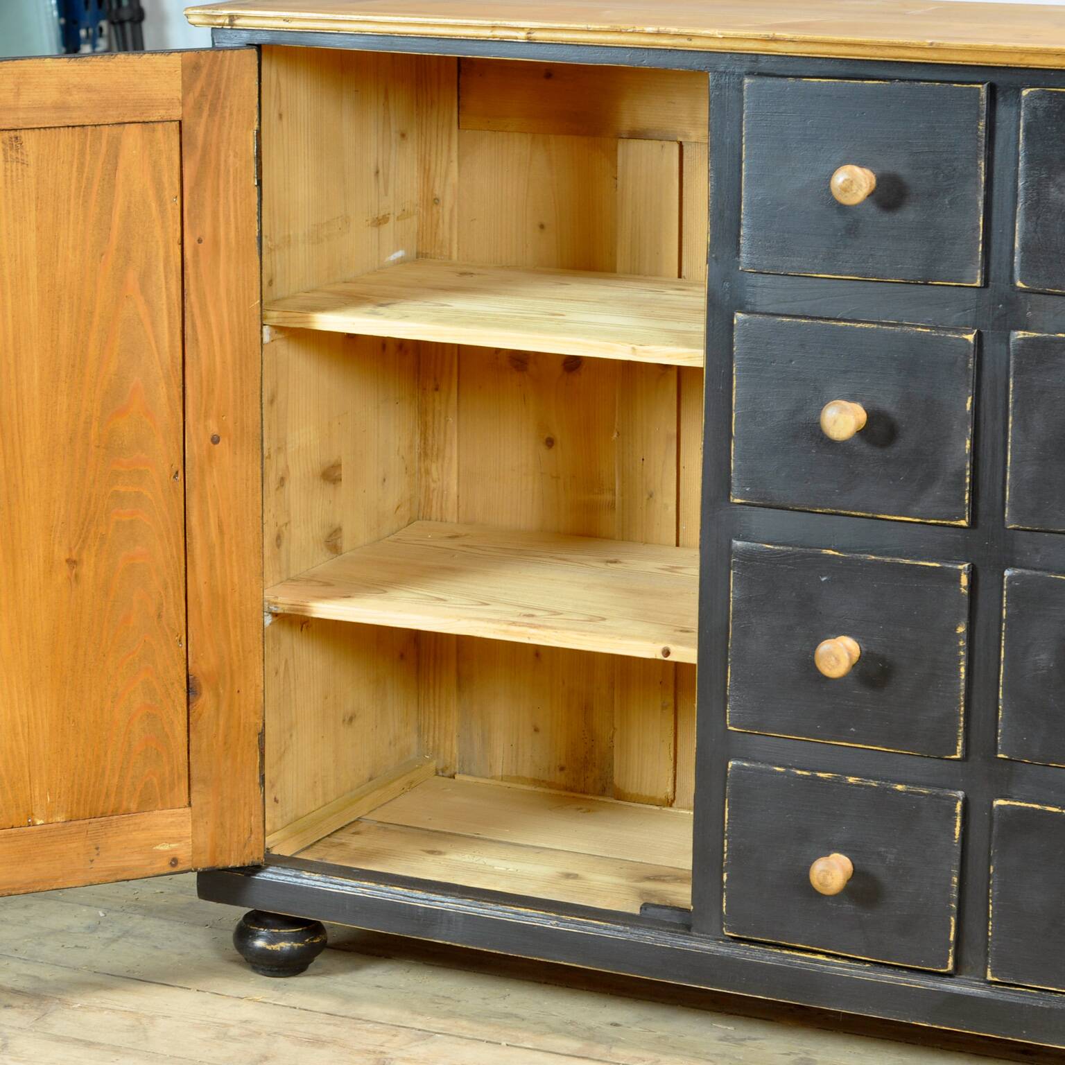 Solid pine sideboard, 1920s