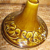 Enamelled ceramic lamp base