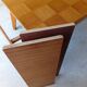 Checkerboard table 1960s Compass legs