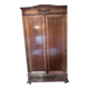 Antique wardrobe in Louis Philippe style, solid wood.