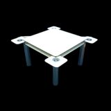 Poker table model by Joe Colombo zanotta edition