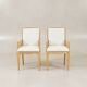 Pair of wooden chairs / armchairs – Modernist work