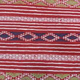 Handmade wool red carpet