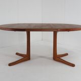 McIntosh round extendable dining table 2x 'Crieff' - mid-century modern style