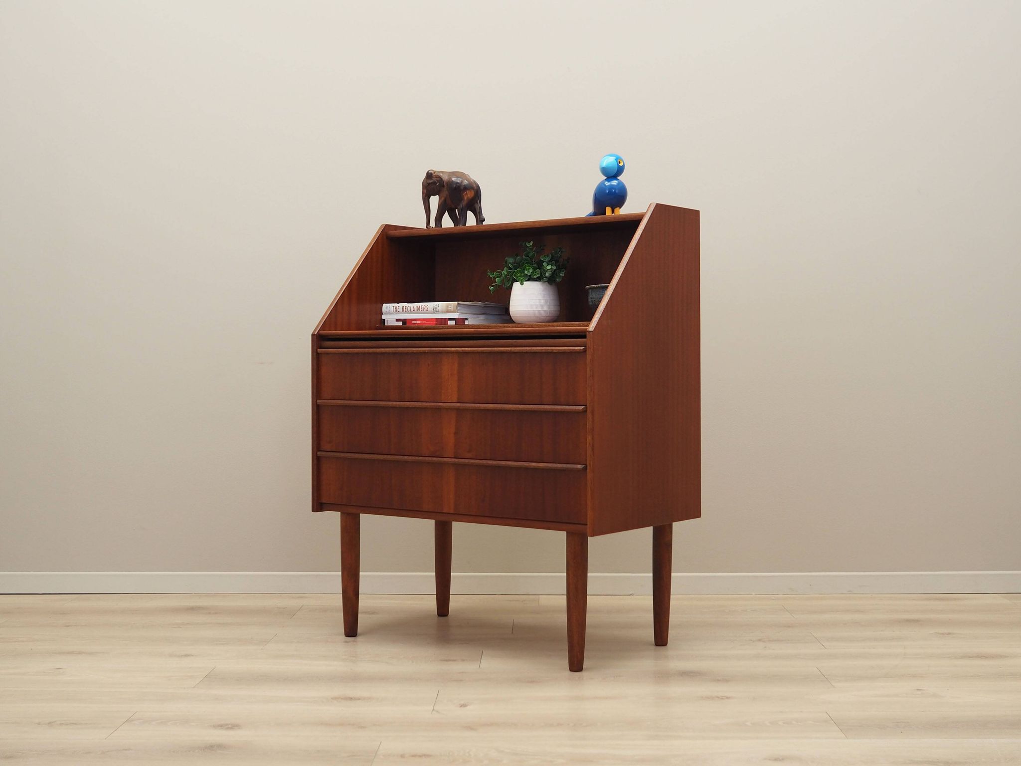 Mahogany secretary, Danish design, 1960s, manufacturer: Hanbjerg Møbelfabrik