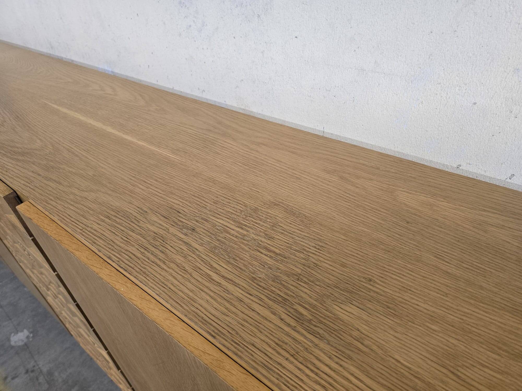 XL vintage mid-height wardrobe with brutalist accents