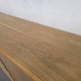 XL vintage mid-height wardrobe with brutalist accents