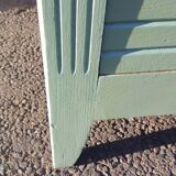 Vintage parisian wooden slip-up