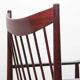Pair of armchairs, side table, Danish in rosewood, Arne Vodder 1960.
