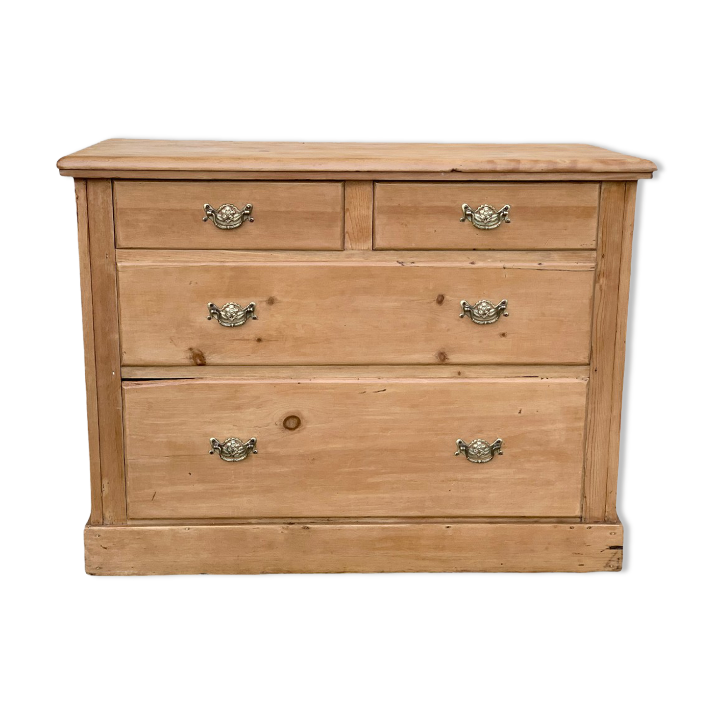 English style chest of drawers 1920 pine and pitchpin