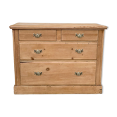 English style chest of drawers 1920 pine and pitchpin