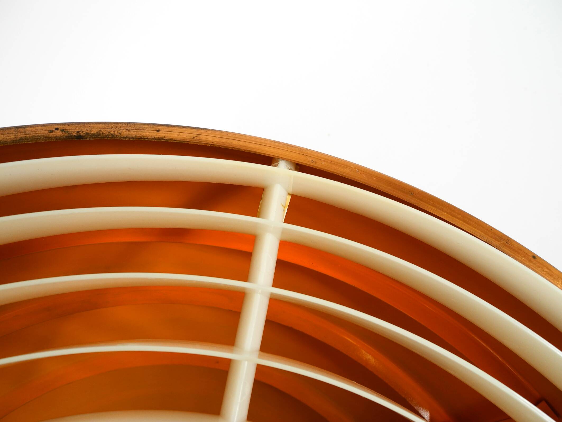Original 1960s copper slat pendant lamp by Hans-Agne Jakobsson for Markaryd