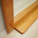 Mirror in mahogany frame, Italian design, 1970s, production: Italy