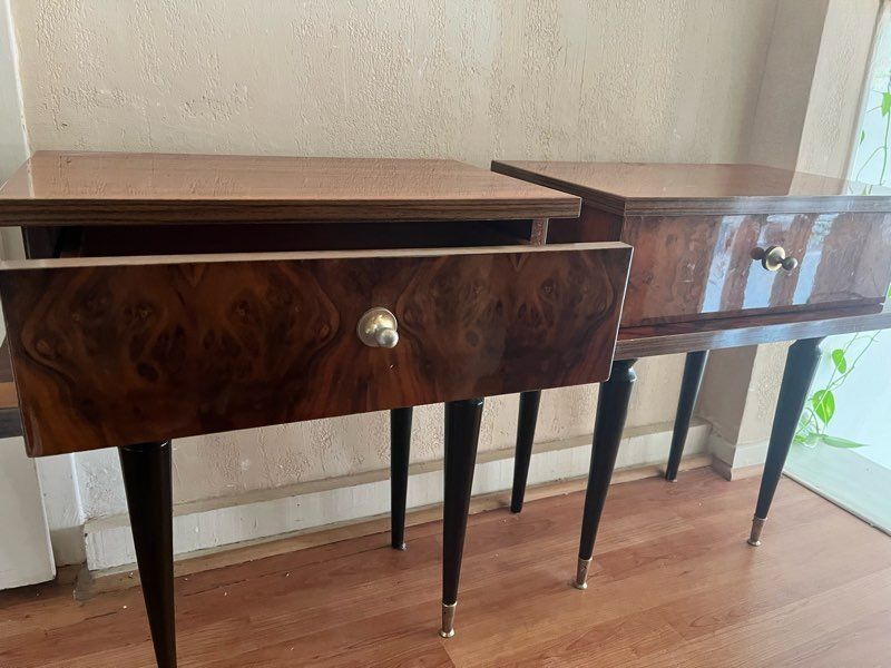 Paire table de chevet vintage