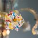 Venetian Rezzonico chandelier in multicoloured Murano glass circa 1900