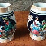 Set of 6 mugs beer germany