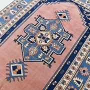 6x9 oushak vintage rug, 186x267cm