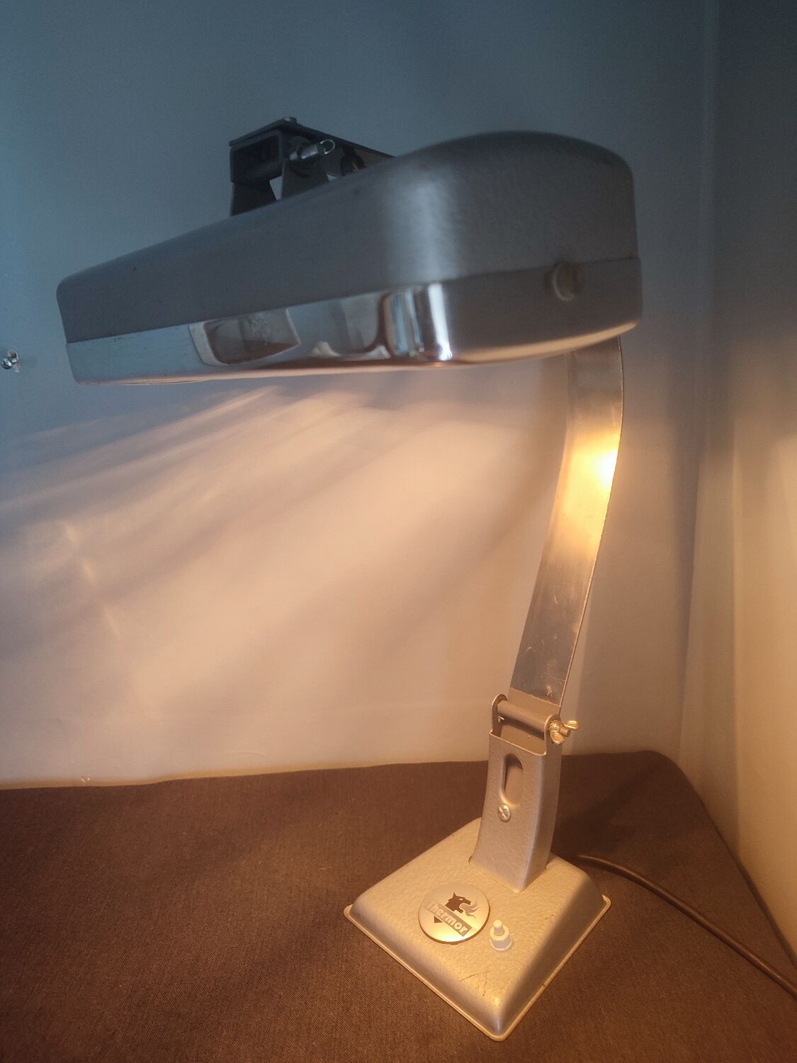 Thermor industrial style table lamp