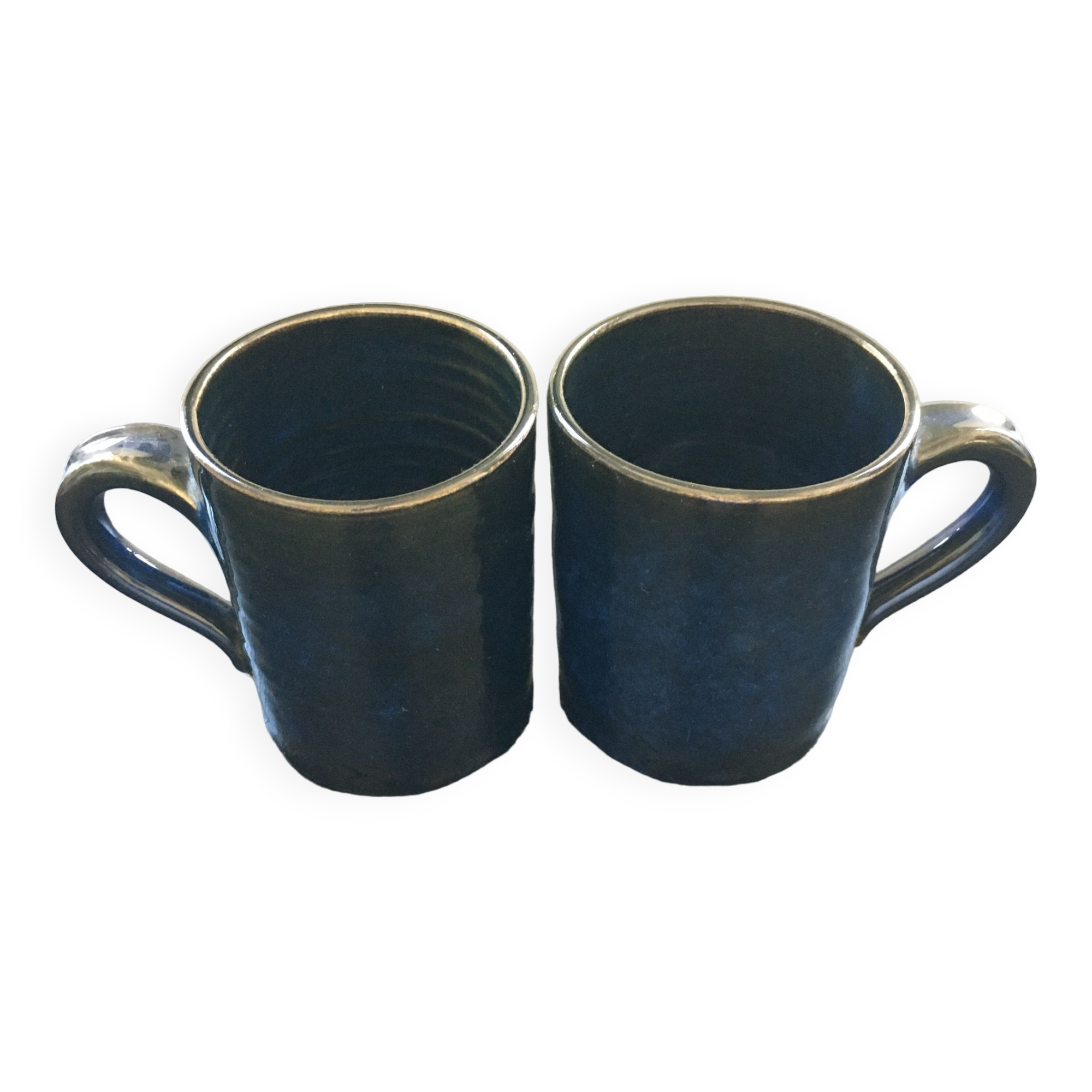 Pair of midnight blue mugs
