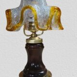 Mid-Century Murano glass table lamp by Mazzega, 1960s