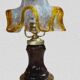 Mid-Century Murano glass table lamp by Mazzega, 1960s