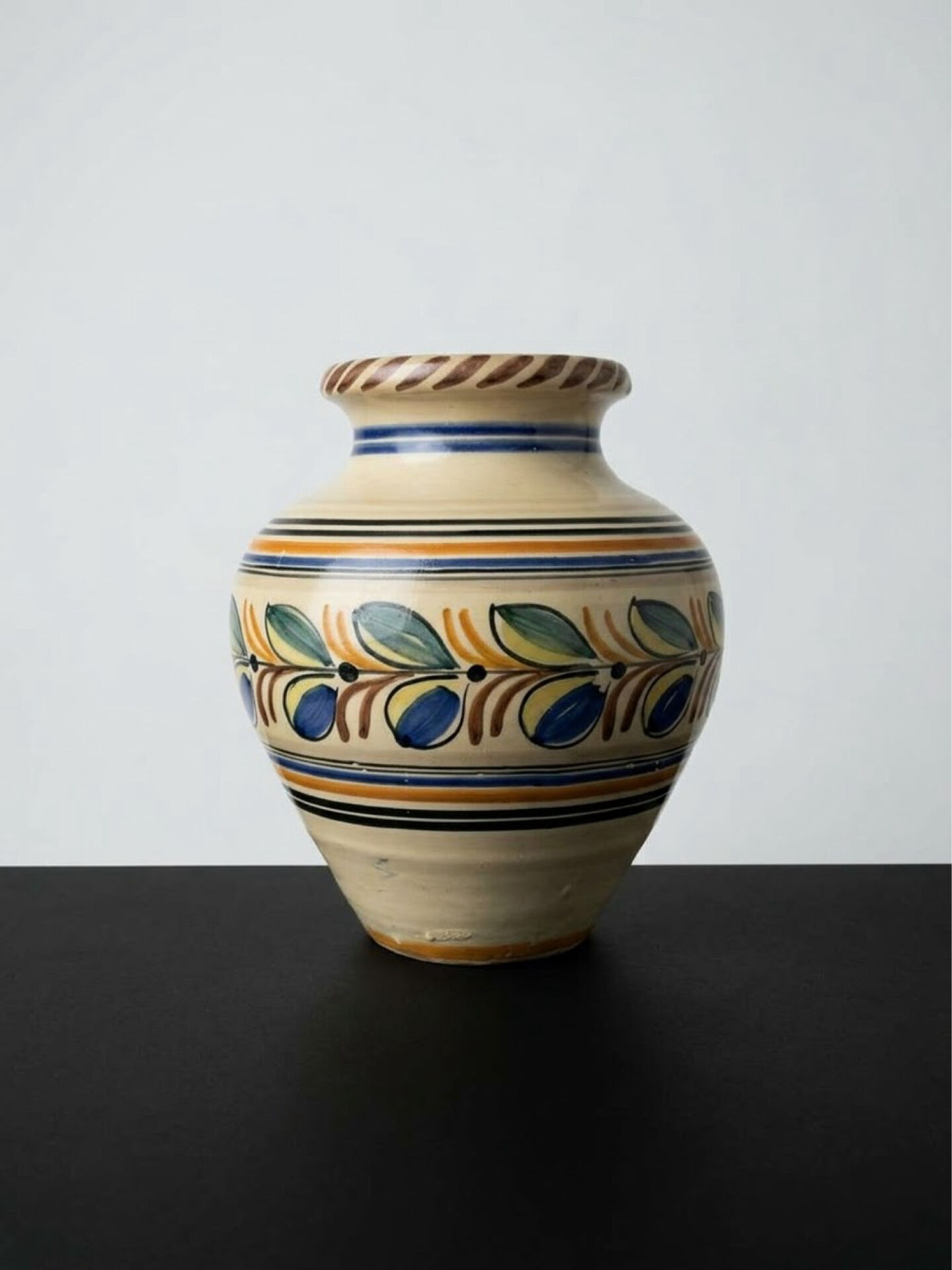 Glazed ceramic vase – Pablo Sanguino (Toledo, Spain), 1973