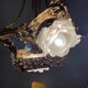 Italian liberty gold gilded chandelier