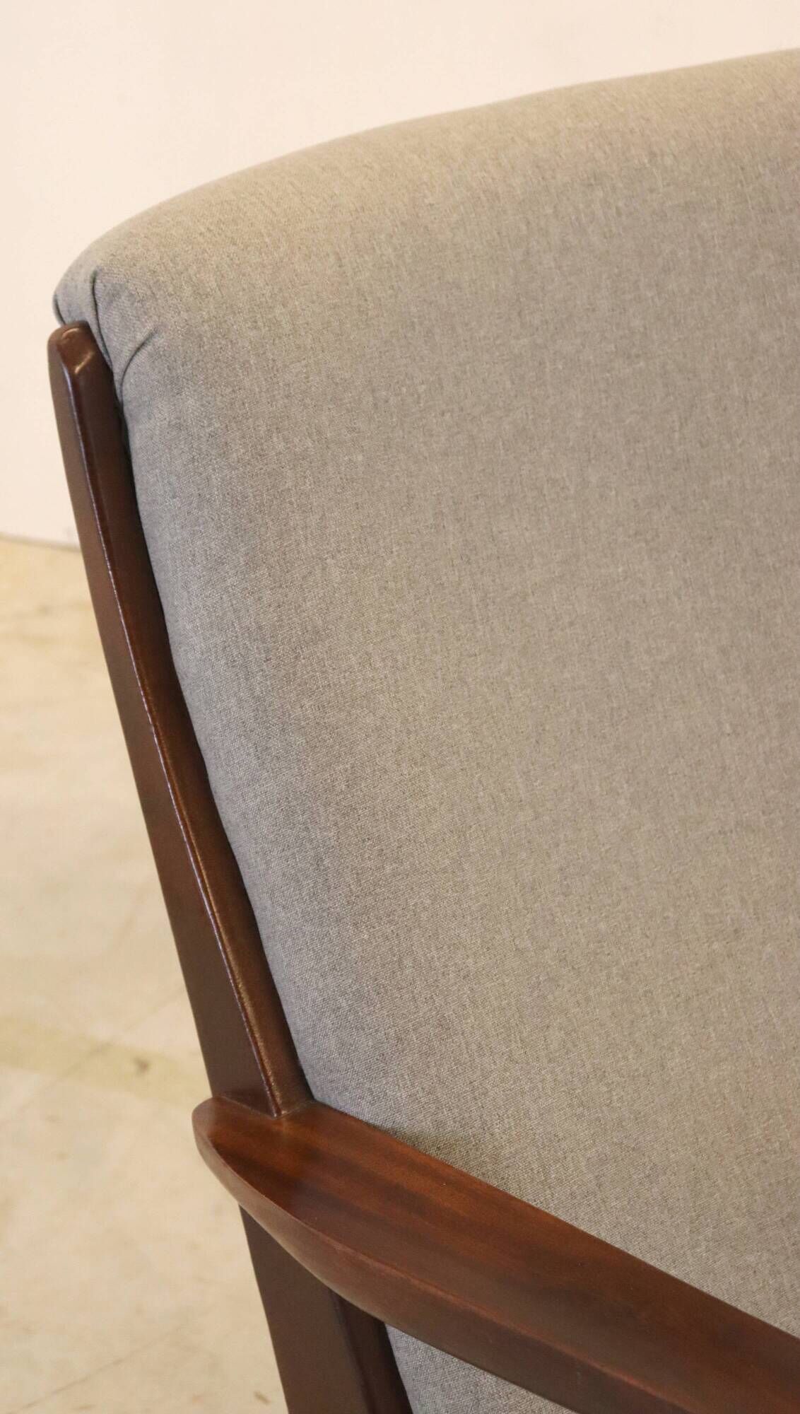 Danish design classic Cube boomerang rocking chair by Søren Georg Jensen