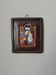 Glazed ceramic plaque of the Virgin and Child
