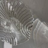 Vintage thick glass dish with lobster decorations