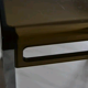 Table d'appoint plexi fumé chrome vintage
