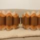 Two Zicoli vintage 1960 origami luminaires