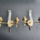 Pair of antique Art Deco wall sconces