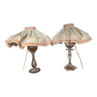 2 vintage bedside lamps