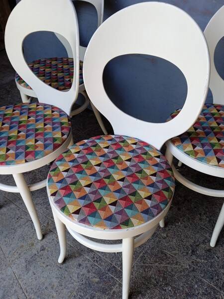 Baumann 4 chairs seagull vintage design