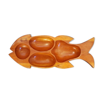 Fish wood service platter