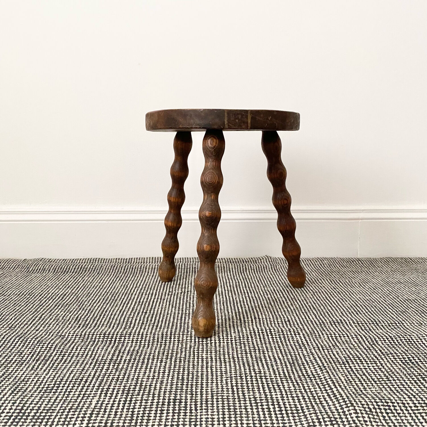 Vintage tripod stool