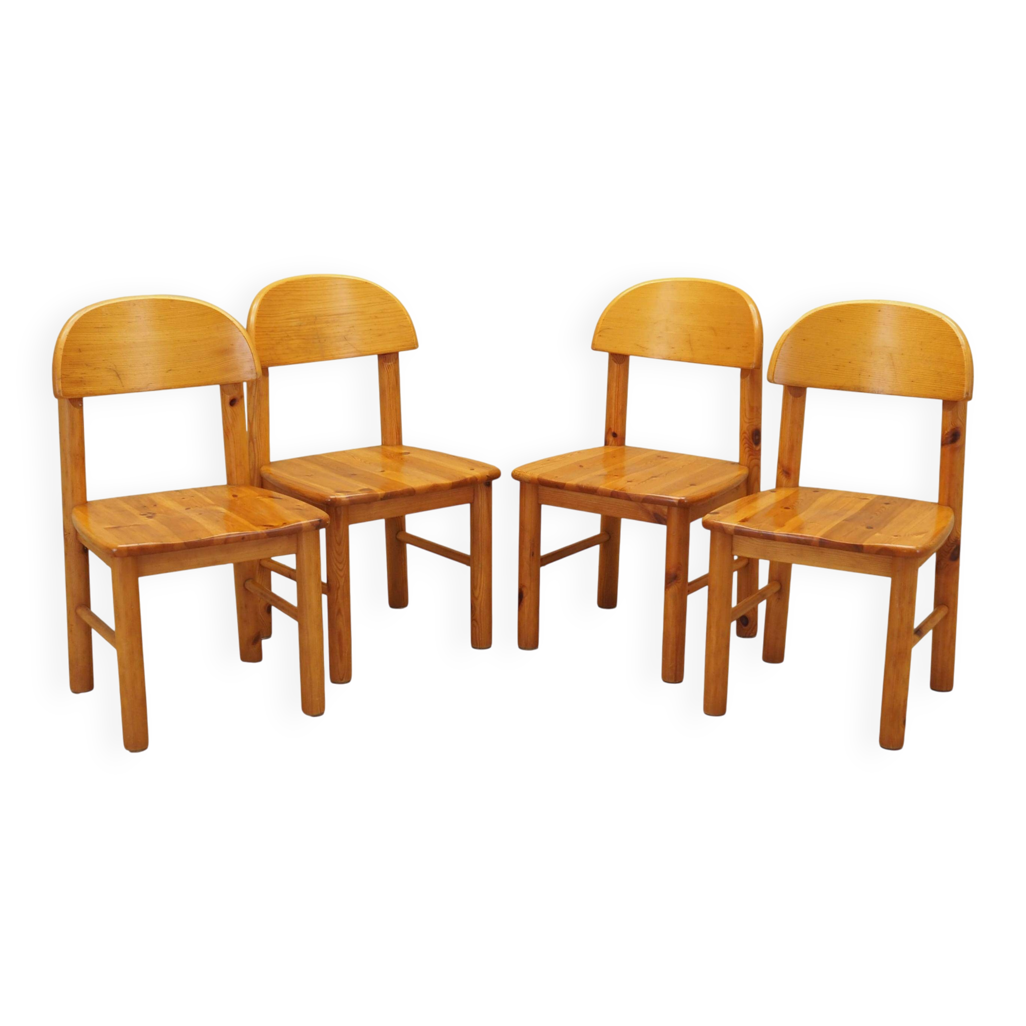 Set of four chairs, Scandinavian design, 1960s, designer: Rainer Daumiller,