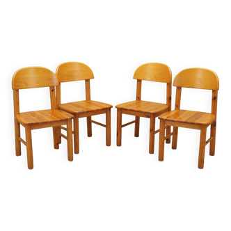 Set of four chairs, Scandinavian design, 1960s, designer: Rainer Daumiller,