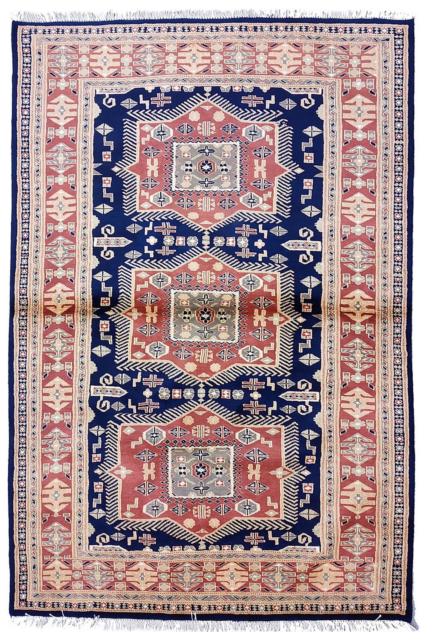 Tapis d'orient entièrement fait à la main "karachi" 191x127cm