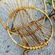 Lot de 3 fauteuils boule en rotin et osier